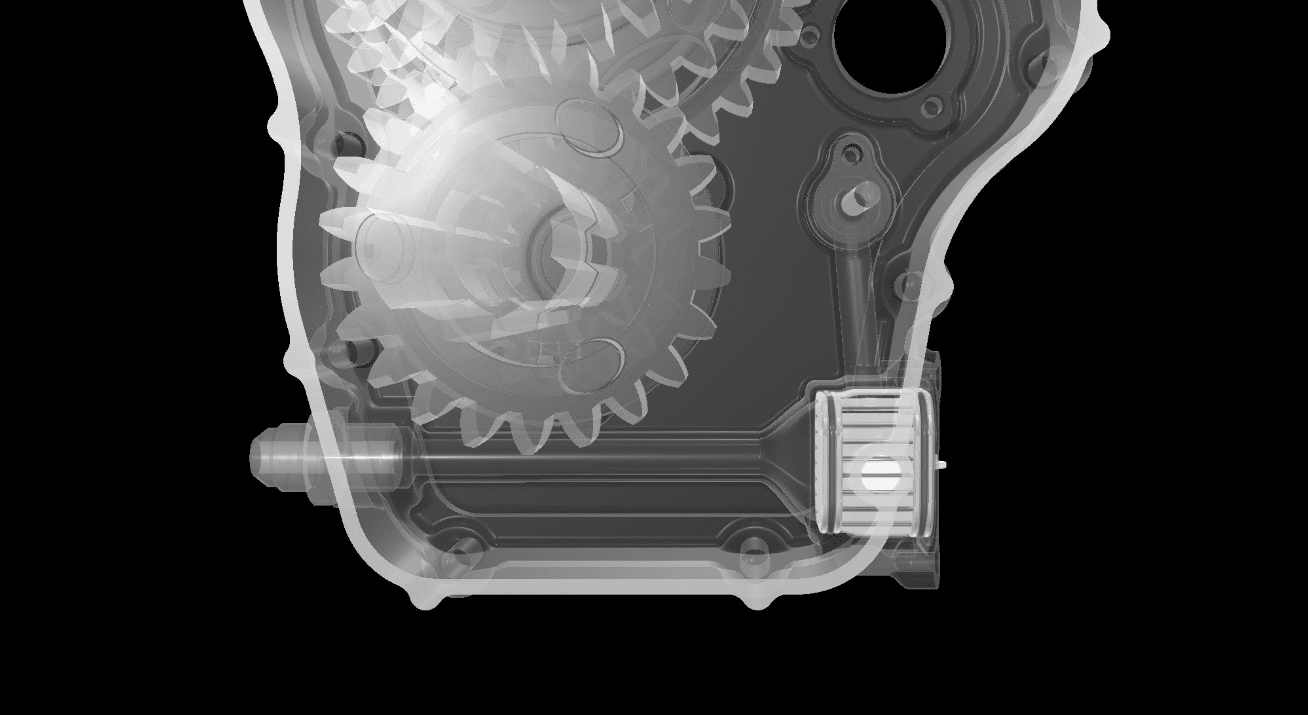 The Conflux Cartridge shown in automotive gearbox application